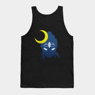 Shiva crescent moon Tank Top